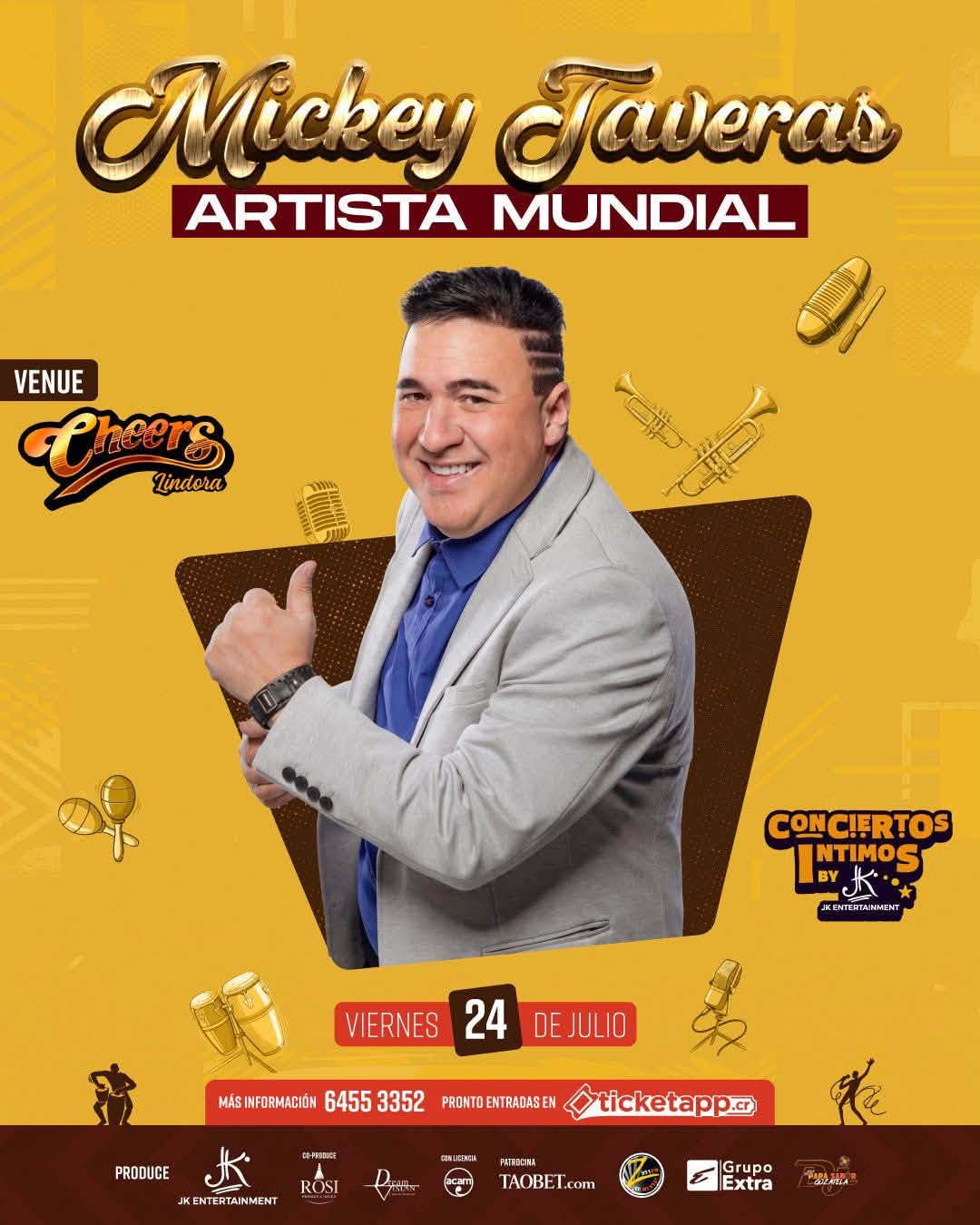 Mickey Taveras regresa a Costa Rica para una noche de salsa romántica
